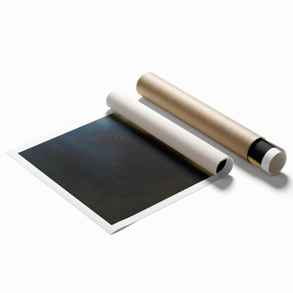 Minimalist Textured Art Pieces – Black and Gold Horizontal Abstract