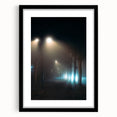 Metropolitan Photography Art – Foggy City Street Light Scene