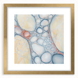 Organic Cells in Soft Tones – Earthen Harmony Earth Tone Art Print