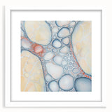 Organic Cells in Soft Tones – Earthen Harmony Earth Tone Art Print