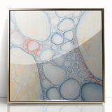 Organic Cells in Soft Tones – Earthen Harmony Earth Tone Art Print