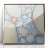 Organic Cells in Soft Tones – Earthen Harmony Earth Tone Art Print