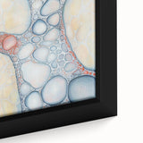 Organic Cells in Soft Tones – Earthen Harmony Earth Tone Art Print