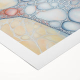 Organic Cells in Soft Tones – Earthen Harmony Earth Tone Art Print