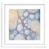 Serene Web of Color – Earthen Harmony Contemporary Canvas Art