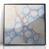 Serene Web of Color – Earthen Harmony Contemporary Canvas Art