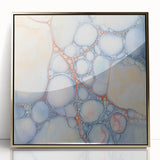 Serene Web of Color – Earthen Harmony Contemporary Canvas Art