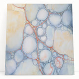 Serene Web of Color – Earthen Harmony Contemporary Canvas Art