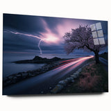 Stormy Coastline at Night – Fine Art Photography Canvas Prints