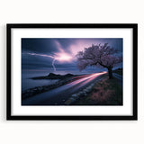 Stormy Coastline at Night – Fine Art Photography Canvas Prints