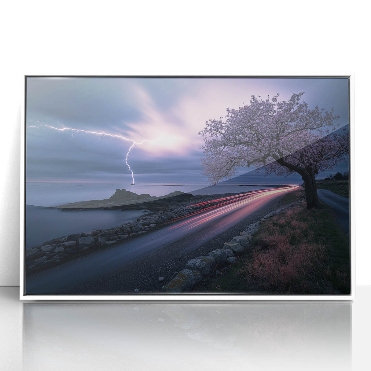 Stormy Coastline at Night – Fine Art Photography Canvas Prints