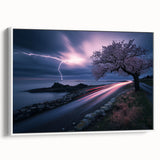 Stormy Coastline at Night – Fine Art Photography Canvas Prints