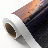 Urban Scenery Wall Art – Cracked Pavement at Sunset Canvas