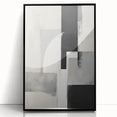 Earthen Harmony Abstracts – Black and Gray Modern Minimalist Art