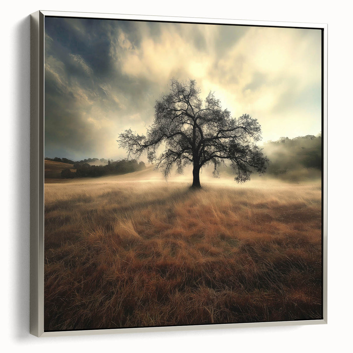 Golden Horizon Tree – Fine Art Photography Canvas Prints