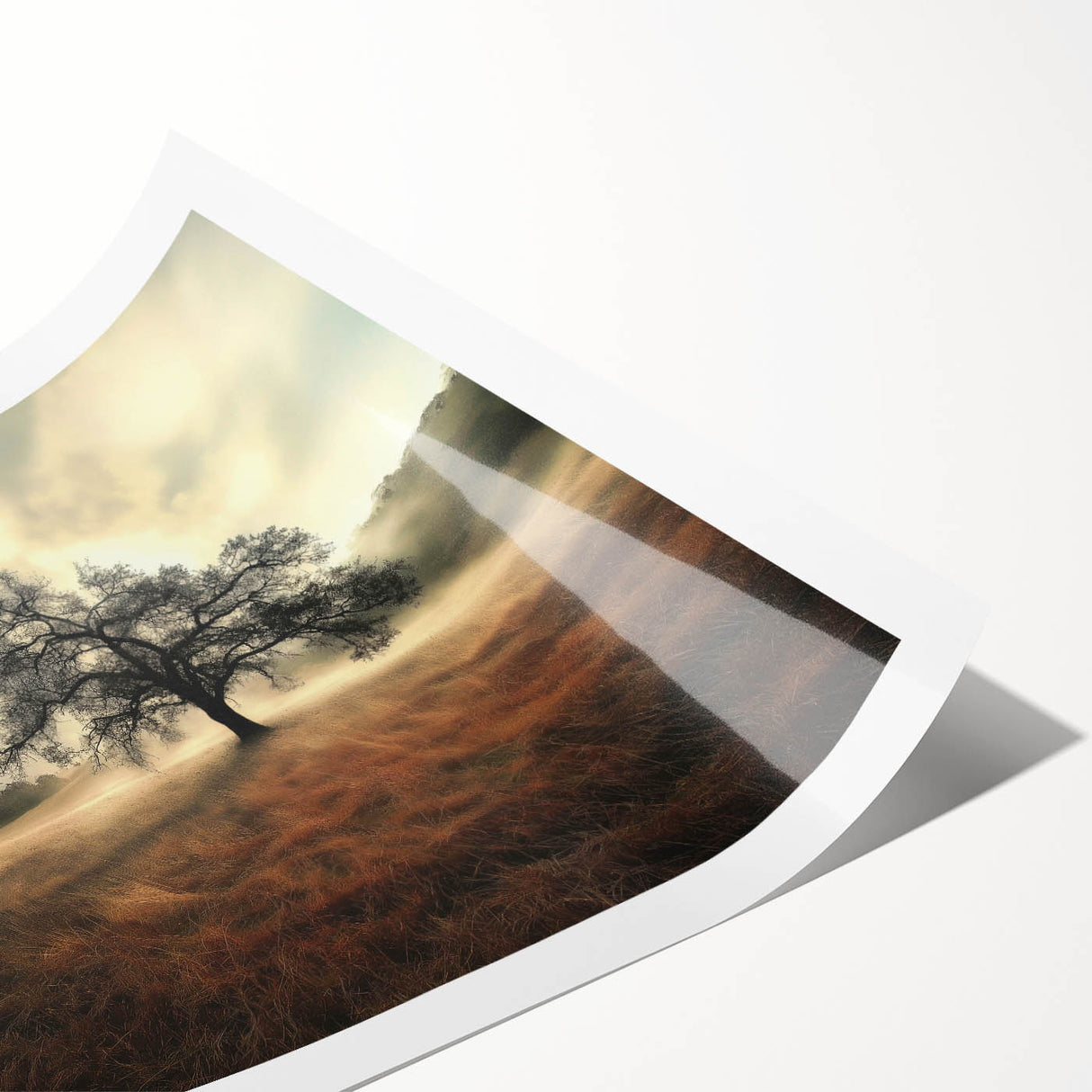 Golden Horizon Tree – Fine Art Photography Canvas Prints
