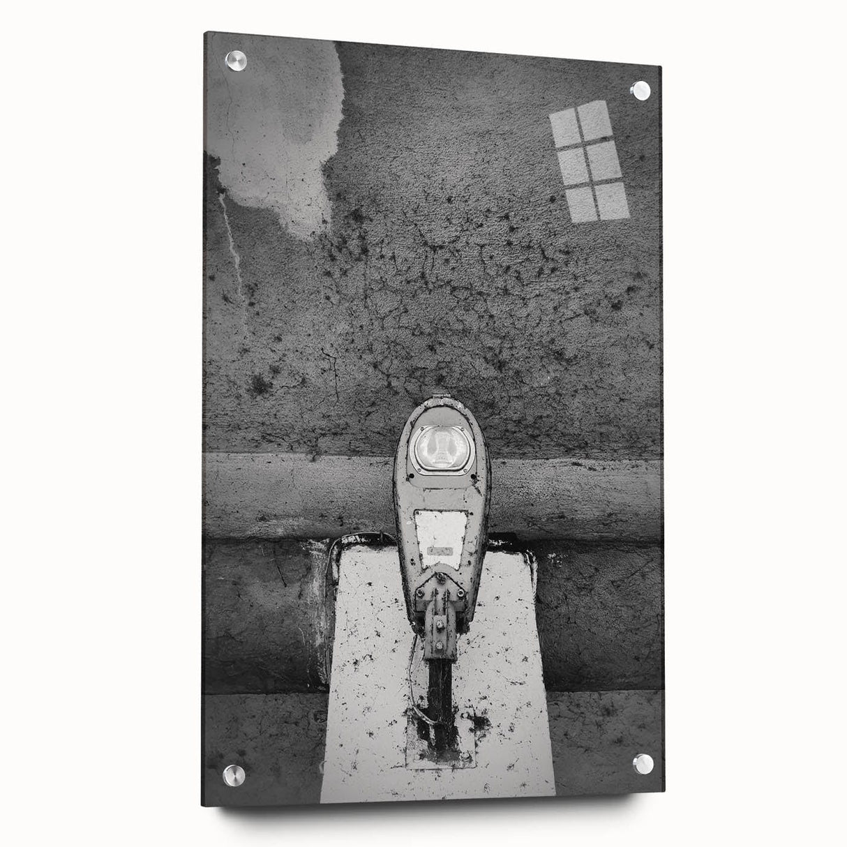 Contemporary City Wall Decor – Gritty Parking Meter Art Print