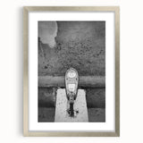 Contemporary City Wall Decor – Gritty Parking Meter Art Print