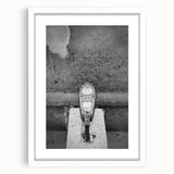 Contemporary City Wall Decor – Gritty Parking Meter Art Print