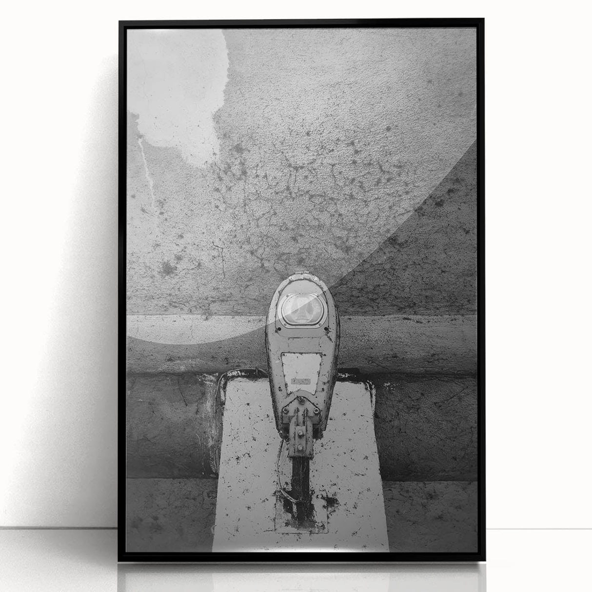 Contemporary City Wall Decor – Gritty Parking Meter Art Print