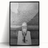 Contemporary City Wall Decor – Gritty Parking Meter Art Print