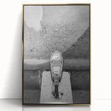 Contemporary City Wall Decor – Gritty Parking Meter Art Print