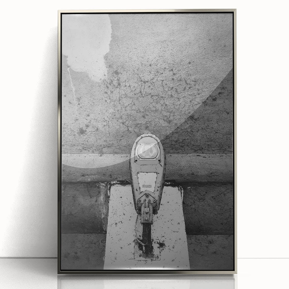Contemporary City Wall Decor – Gritty Parking Meter Art Print