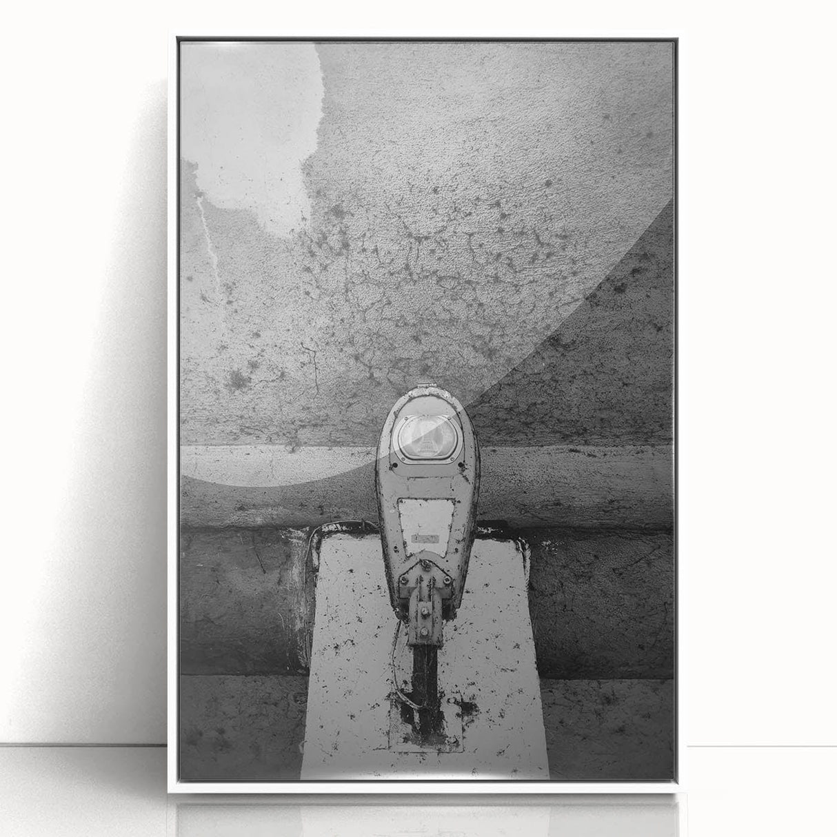 Contemporary City Wall Decor – Gritty Parking Meter Art Print