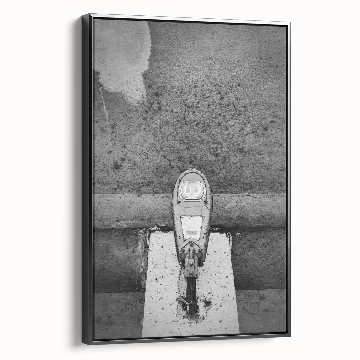 Contemporary City Wall Decor – Gritty Parking Meter Art Print