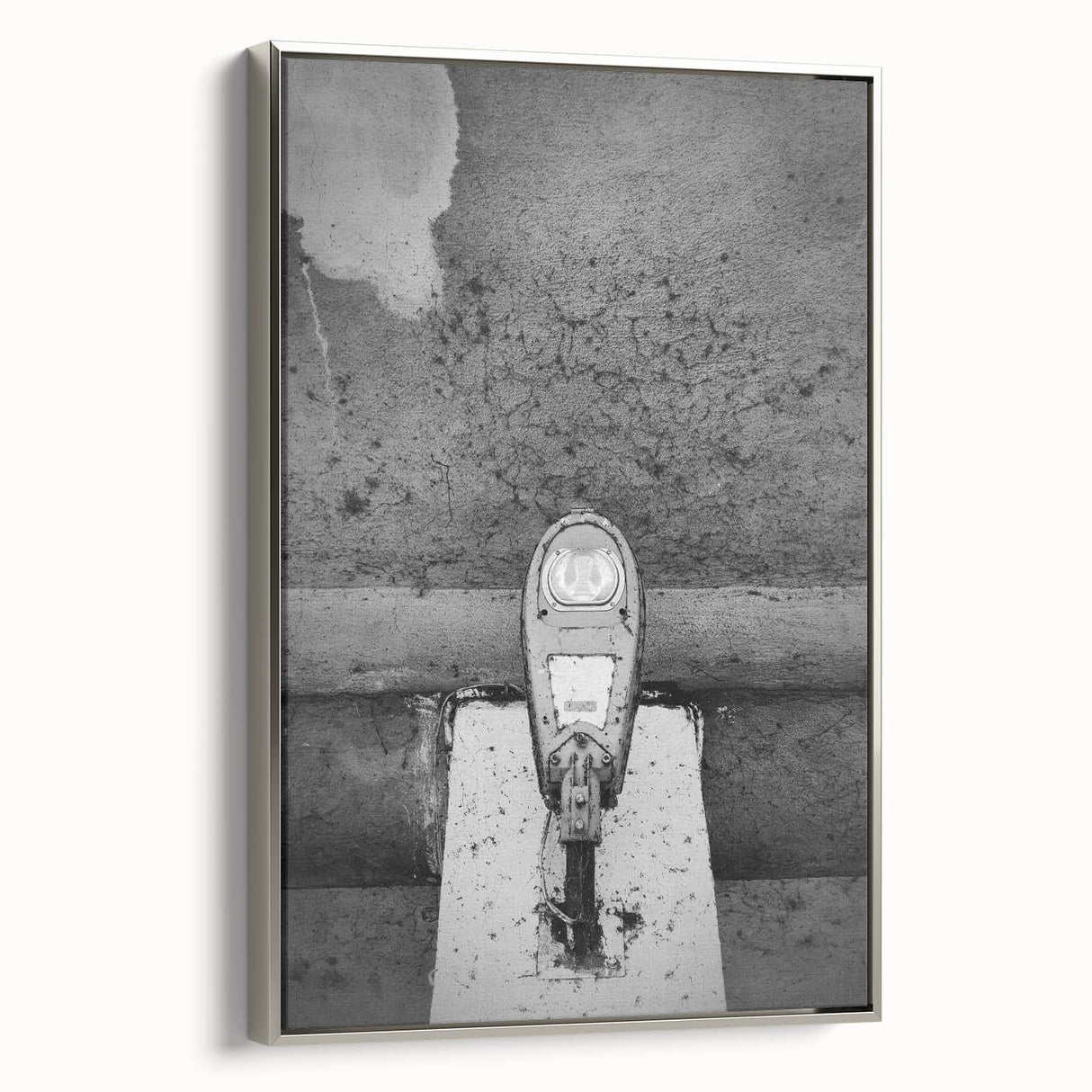 Contemporary City Wall Decor – Gritty Parking Meter Art Print
