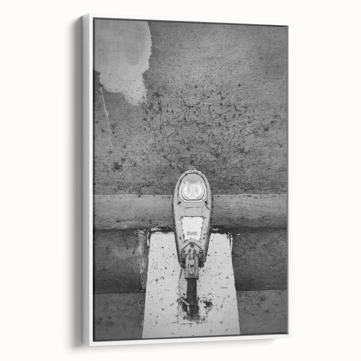 Contemporary City Wall Decor – Gritty Parking Meter Art Print