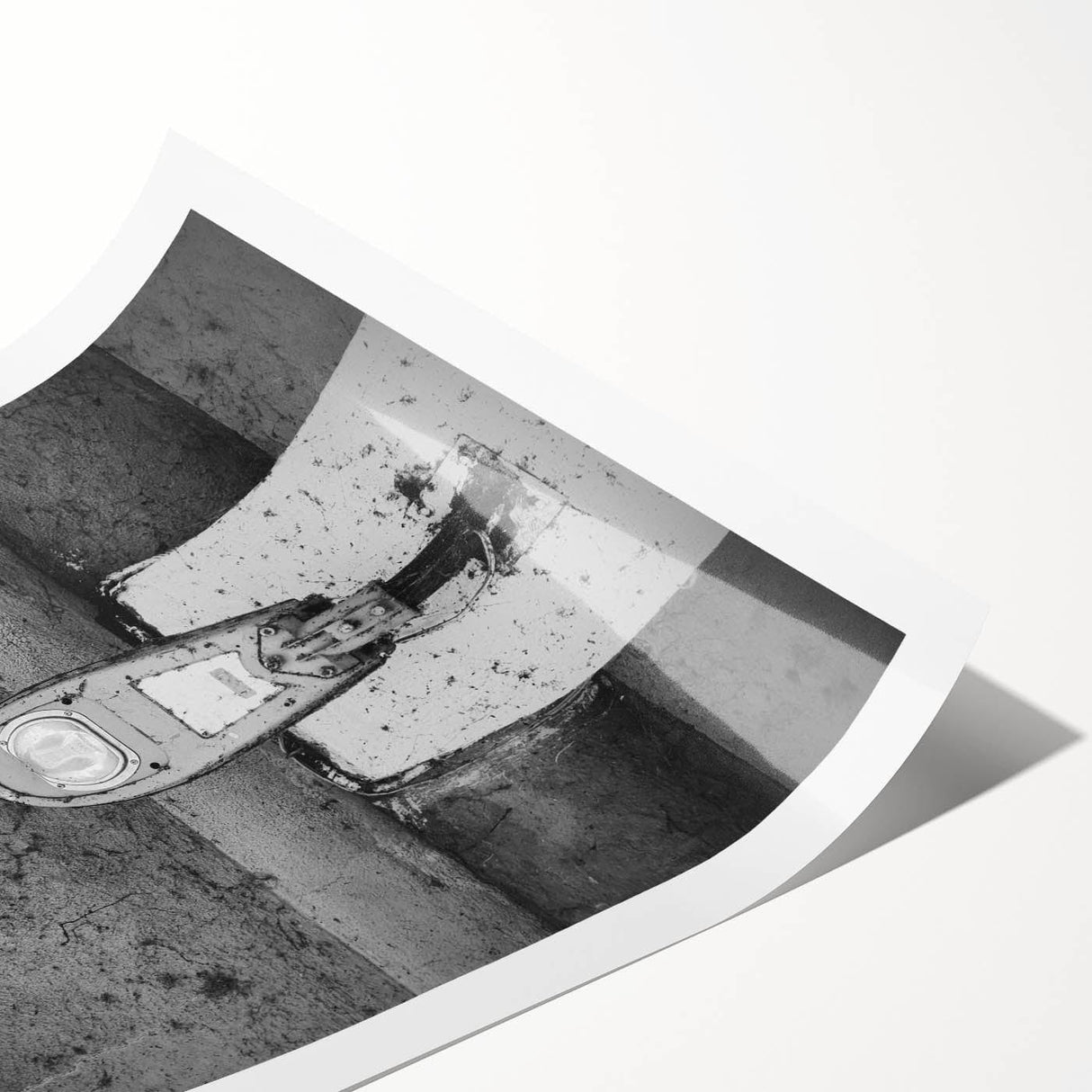 Contemporary City Wall Decor – Gritty Parking Meter Art Print