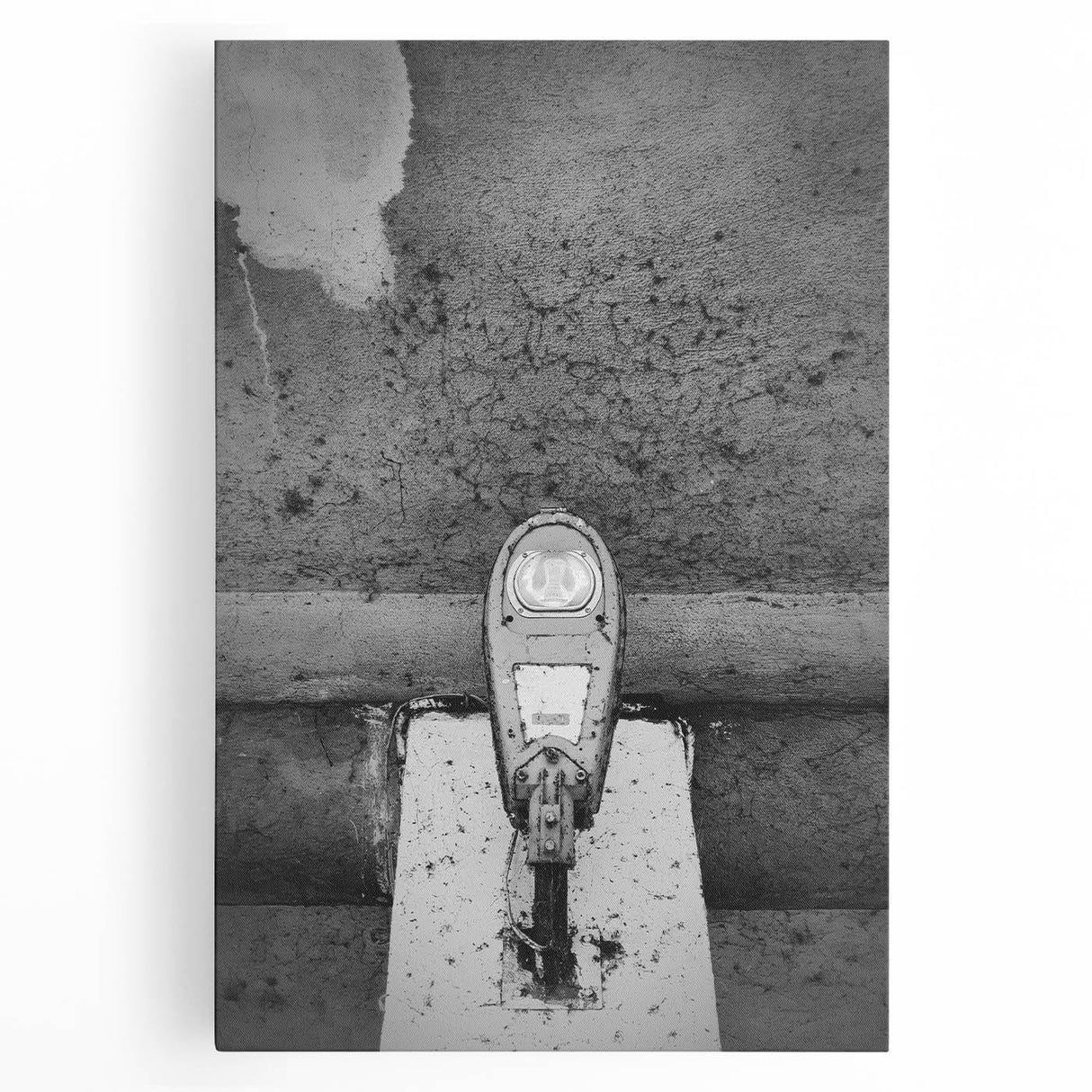 Contemporary City Wall Decor – Gritty Parking Meter Art Print