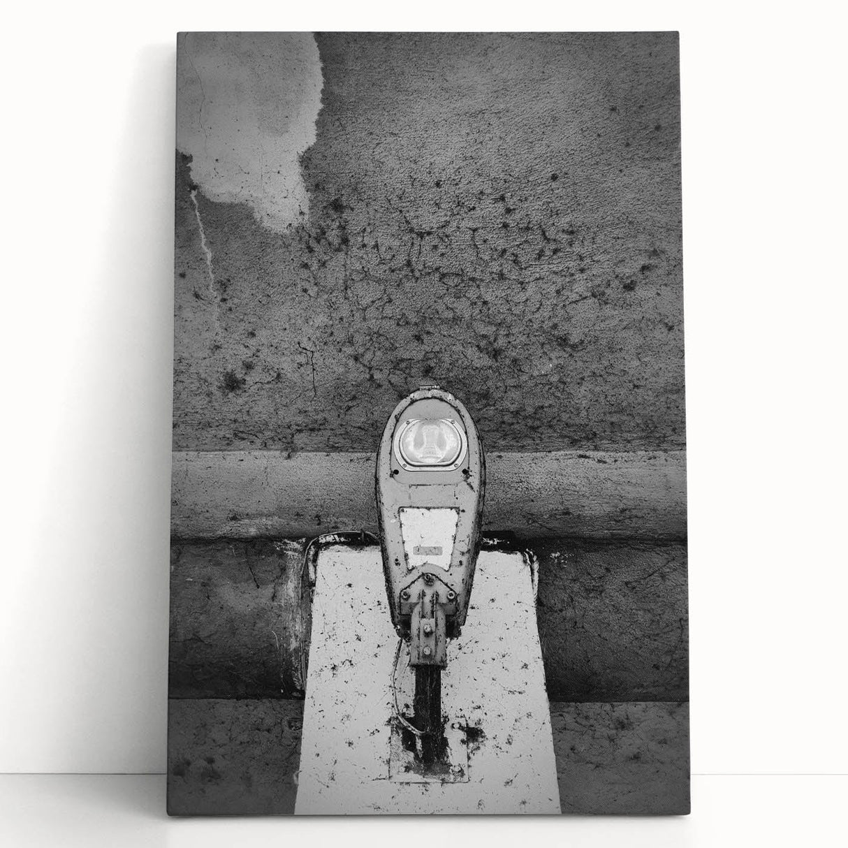 Contemporary City Wall Decor – Gritty Parking Meter Art Print
