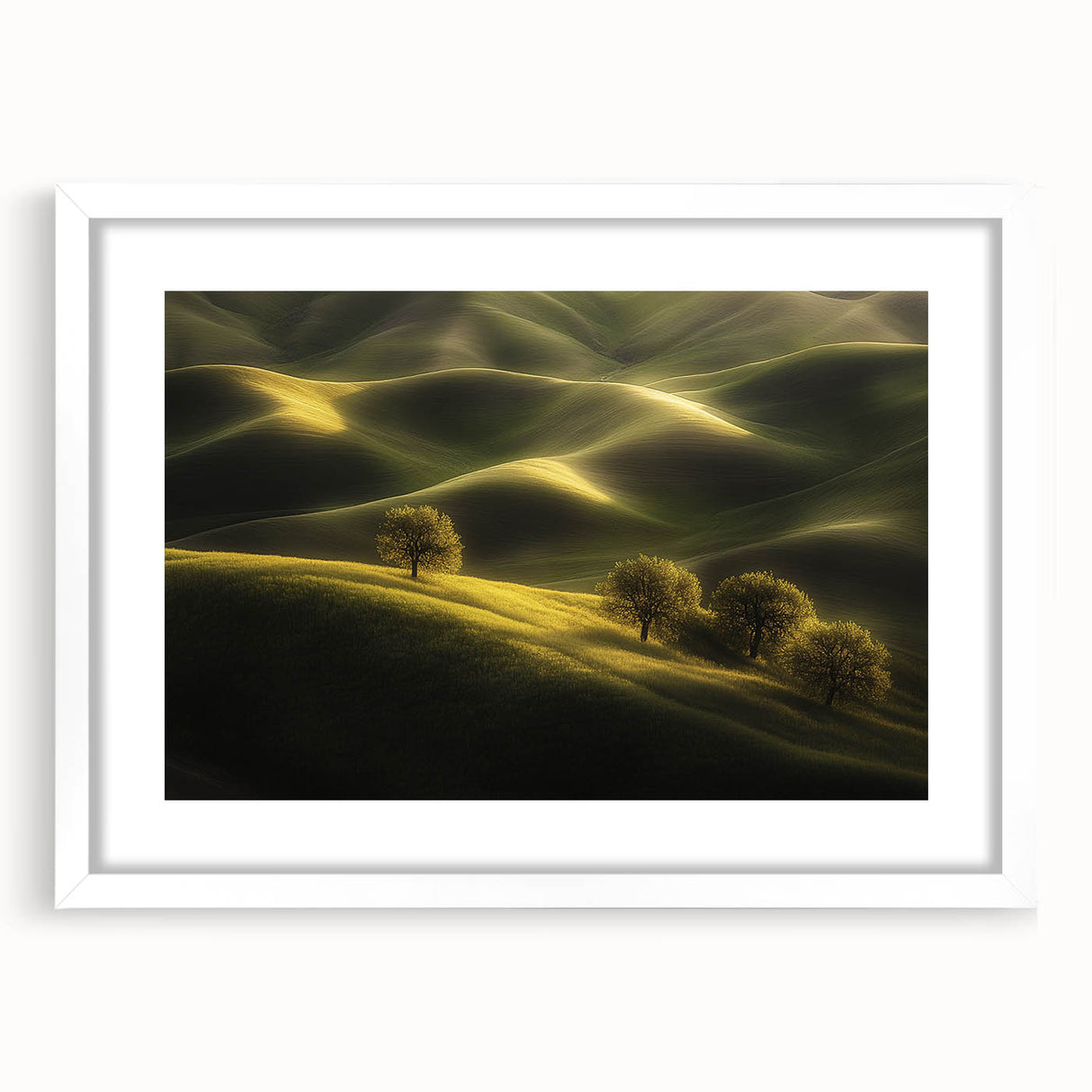 Golden Hills Serenity – Fine Art Photography Canvas Prints