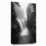 Misty Waterfall Canyon – Fine Art Photography Framed Prints