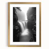 Misty Waterfall Canyon – Fine Art Photography Framed Prints