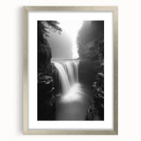 Misty Waterfall Canyon – Fine Art Photography Framed Prints