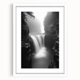 Misty Waterfall Canyon – Fine Art Photography Framed Prints