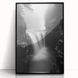 Misty Waterfall Canyon – Fine Art Photography Framed Prints