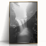 Misty Waterfall Canyon – Fine Art Photography Framed Prints