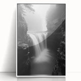 Misty Waterfall Canyon – Fine Art Photography Framed Prints