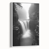 Misty Waterfall Canyon – Fine Art Photography Framed Prints