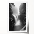 Misty Waterfall Canyon – Fine Art Photography Framed Prints