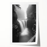 Misty Waterfall Canyon – Fine Art Photography Framed Prints