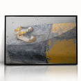 Metropolitan Photography Art – Urban Shoes on Yellow Curb Print