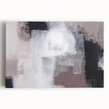 Earthen Harmony Abstracts - Monochrome & Taupe Abstract Wall Art