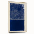 Minimalist Abstract Geometric Wall Art – Royal Blue Modern Print