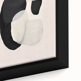 Neutral Abstract Prints – Layered Organic Shapes in Beige and Black