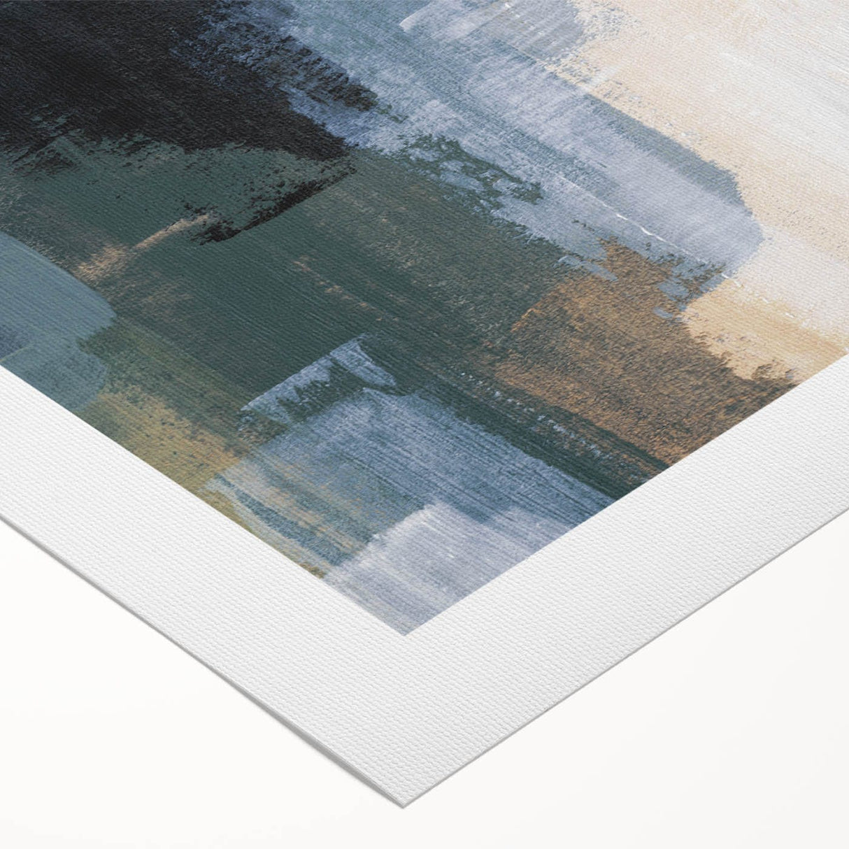 Modern Abstract Wall Art in Earth Tones – Earthen Harmony Canvas